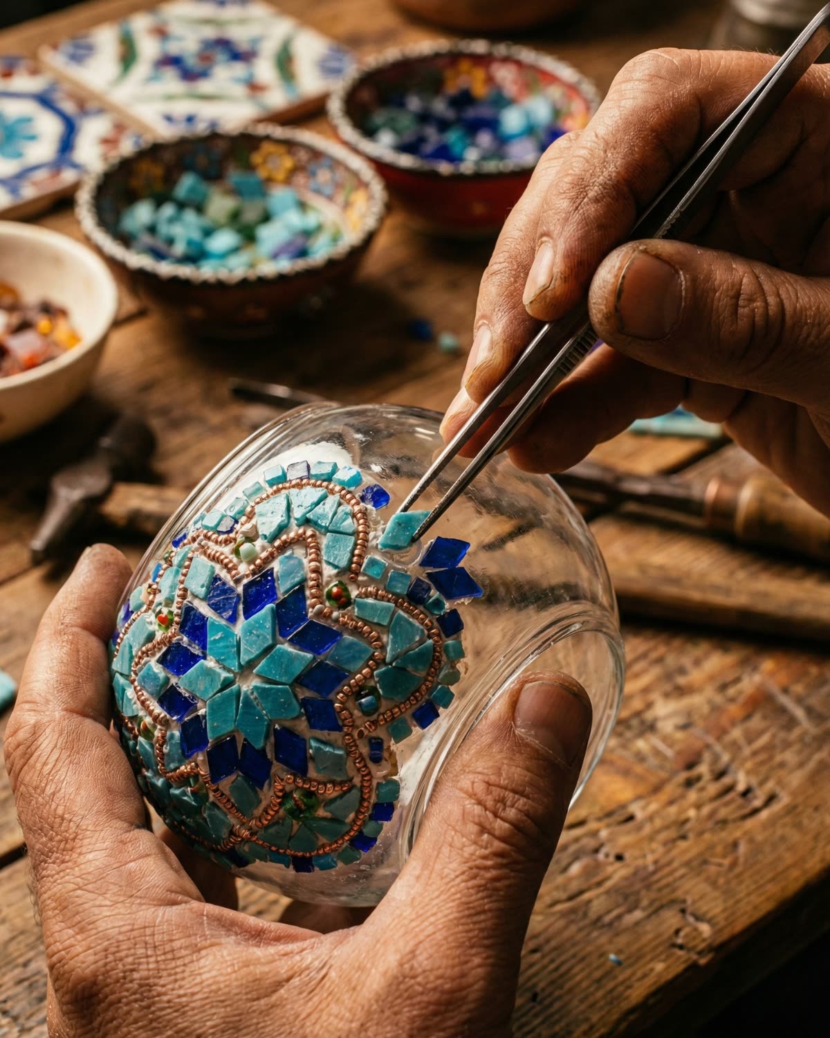 Ambachtelijk vakmanschap in het atelier