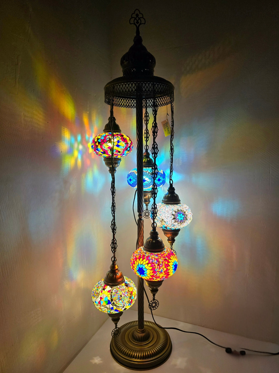 Mosaic Floor Lamps – Handmade Turkish Standing Lights