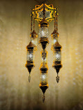 Ottoman Style Chandelier – Handmade Turkish Gold Metal Ceiling Lamp